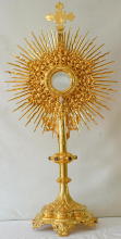 French Antique Sunburst Monstrance